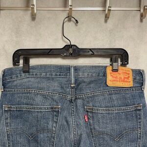 Levi's 527 Jeans Men 32X30 Blue Stone Wash Denim Bootcut Cowboy Whisker Preppy